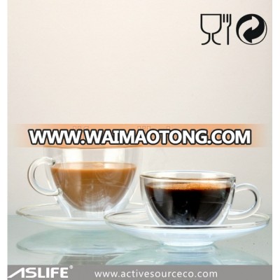 Heat Resistant Double Wall Glass Coffee Cup/Glass Turkish Tea Cups