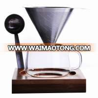 ASLIFE pour over coffee maker single cup coffee maker