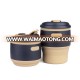 Heat-insulated Foldable Silicone Travel Coffee Mugs With Lid